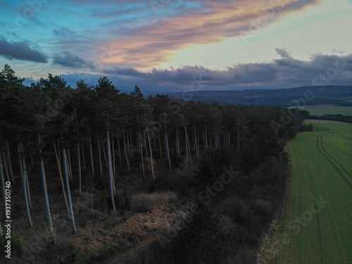 Landschaft von oben
