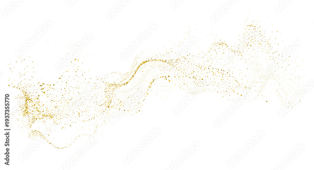 Obraz premium Abstract shiny color gold wave design element. Merry Christmas and Happy New Year Background. BG for invitation and greeting card