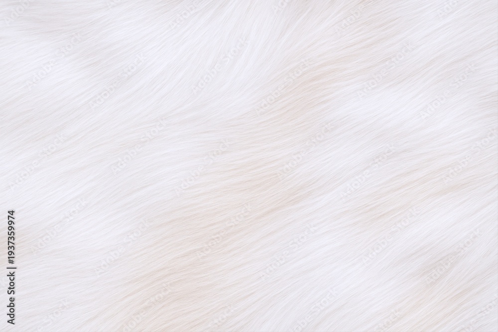 Obraz premium Abstract White Fur Texture Background, Soft and Elegant Backdrop for Fashion, Design and Decor