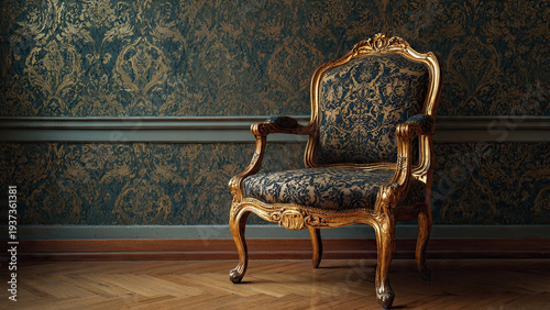 antique armchair and chair