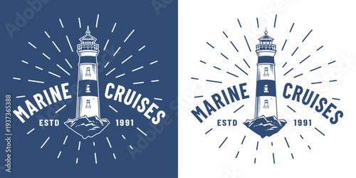 Marine cruises logo design
