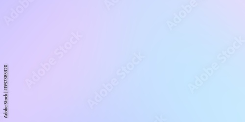 Tableau sur toile Soft gradient background featuring smooth blend of pastel lavender purple and light cyan blue colors for modern graphic design projects