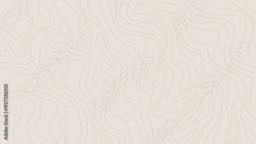 An abstract background features flowing curved lines in a warm muted orange hue against a pale beige canvas high quality professional detailed modern elegant stylish clean