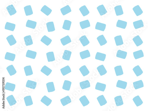 Blue Squares Pattern on White Background