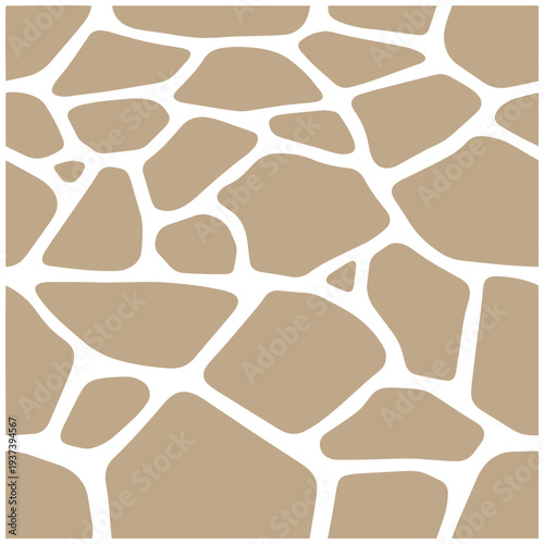 Modern beige stone pattern with white grout for interior design
