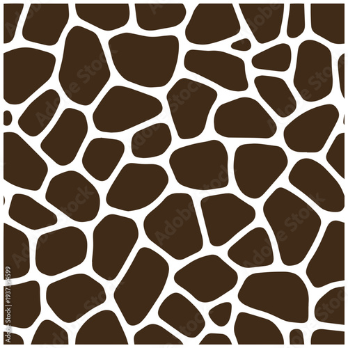 Brown stone pattern vector design