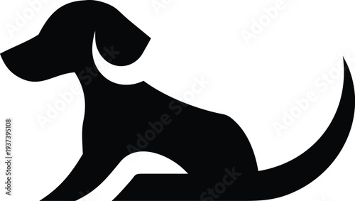dog logo vector icon