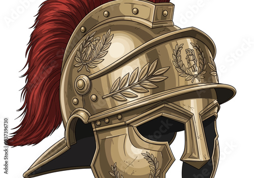 Ancient Greek or Roman Warrior Helmet.