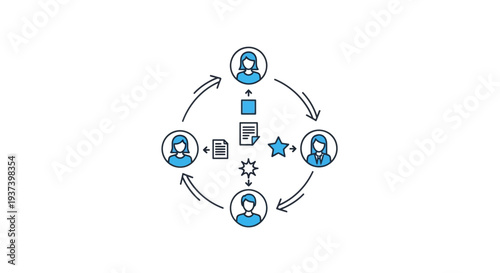 Business Teamwork Collaboration Communication Concept.