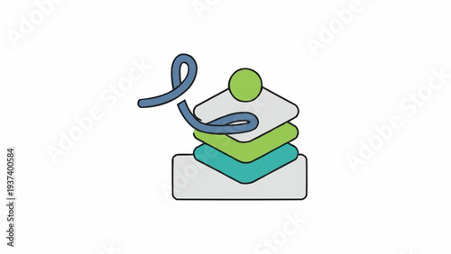 Stack of Books with Stethoscope and Ball.