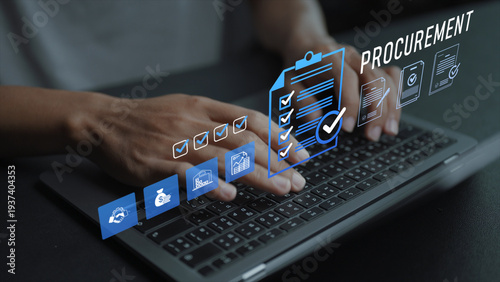 Konstfotografi Procurement management concept