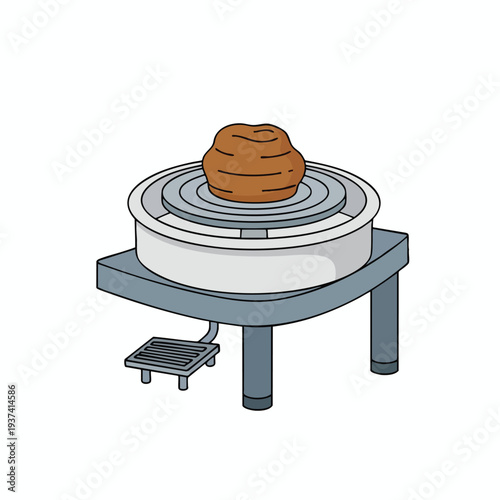 Pottery Wheel in Action