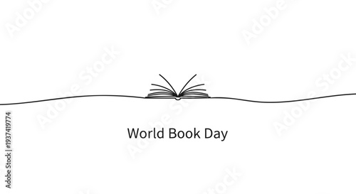 World Book Day icon vector