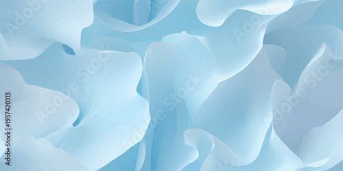 Ethereal blue silk wave pattern with delicate line details for high fashion textiles premium packaging luxury branding and minimalist home wallpaper.