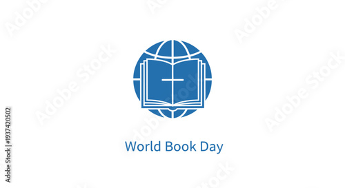 World Book Day icon vector