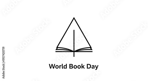 World Book Day icon vector