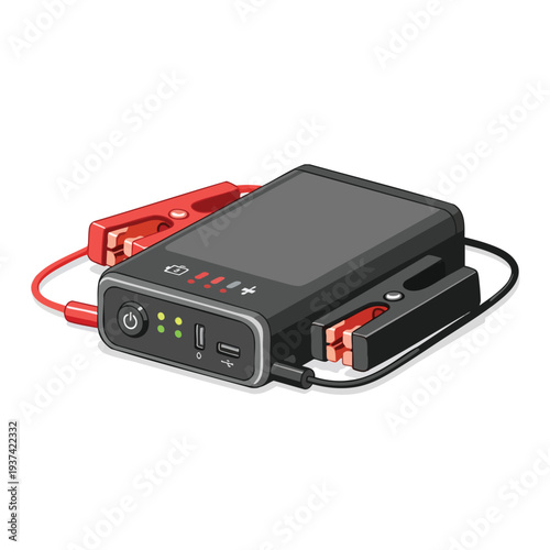 Portable Power Bank with Battery Charger and USB Cables for Mobile Devices
