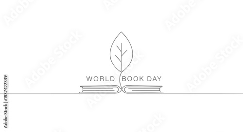 World Book Day vector illustration