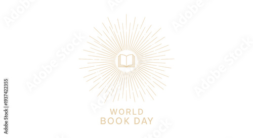 World Book Day icon vector