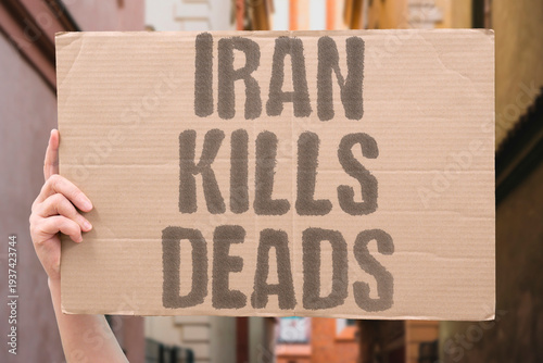 Obraz na plátně "Iran Kills Deads" Lethal crackdowns leave a rising number of dead across Iranian cities