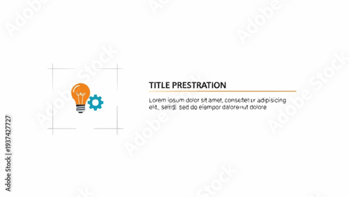 Light Bulb with Gear Inside.