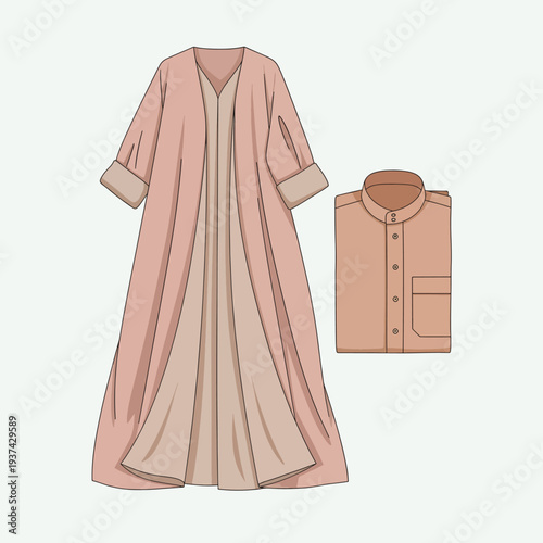 Traditional Islamic Clothing for Men and Women.