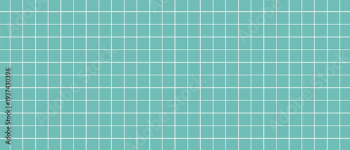 Green ceramic mosaic background with abstract geometric grid. Great for pool design, bathroom decor, summer swim themes and clean architecture visuals.Eps10
