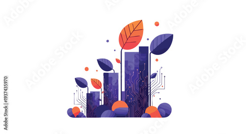 Scalable Digital Ecosystem and Sustainable Growth Concept for Corporate ESG Reporting and Tech Forward B2B Marketing Strategy