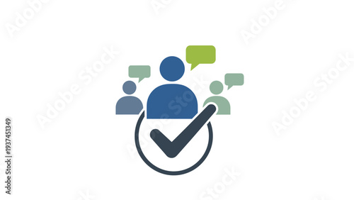 People Communication Teamwork Collaboration Symbol.