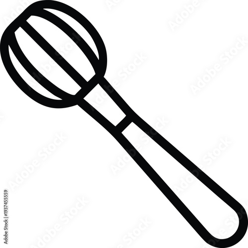 Essential kitchen whisk utensil for blending ingredients and effective baking food preparation