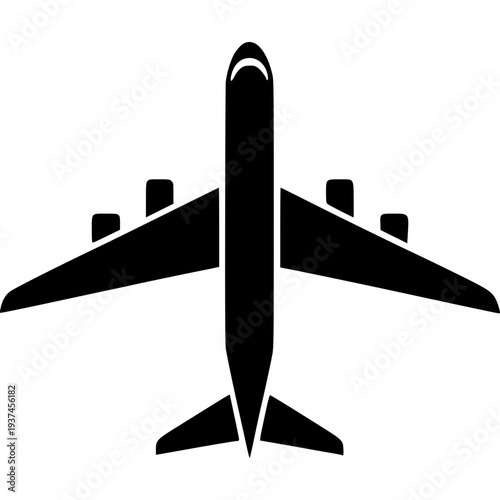 Passenger Plane Icon Vector