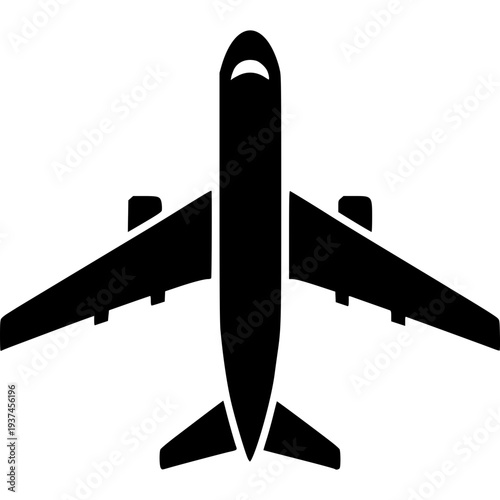 Passenger Plane Icon Vector