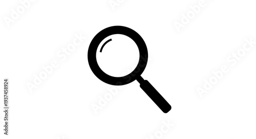 Magnifying glass tool for search.