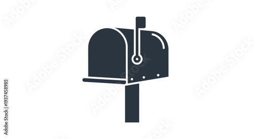 Mailbox on a post outdoors.