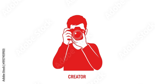 Man holding a digital camera.