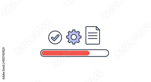 Loading Progress Bar Animation Icons.