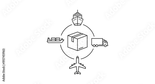 Logistics transportation delivery shipment.