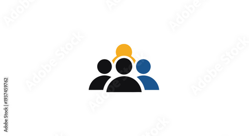 Group of People Icon Simple Design.