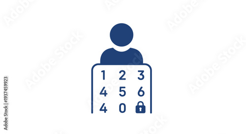 Person Holding Password Login Information.