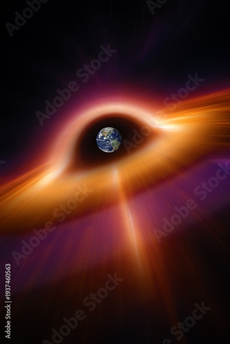 planet earth in space