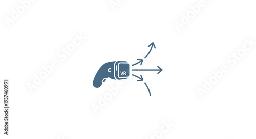 Smartwatch with arrows on screen interface.