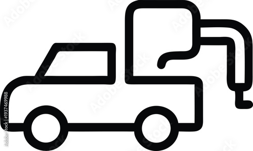 Pickup truck with specialized liquid delivery equipment and tank