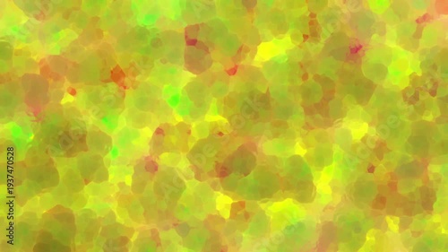 Dynamic abstract motion background featuring organic cellular shapes and flowing liquid light. Soft glowing colors blend smoothly, creating a modern, futuristic and dreamy atmosphere. Perfect for moti