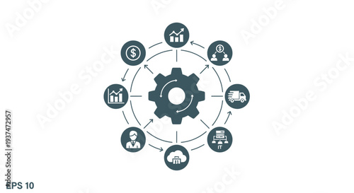 Enterprise recovery roadmap business process stages with progress indicators