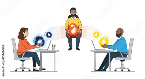 Agile Project Manager Facilitating Seamless Data Integration and Team Collaboration for Creative Agencies