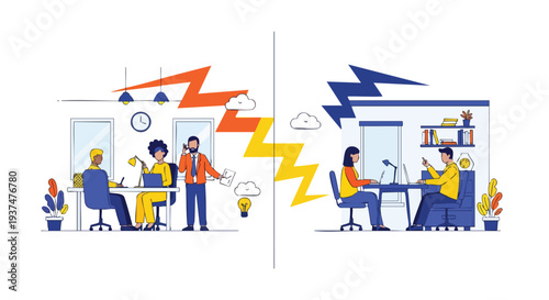 Strategic Digital Alignment Between Remote Creative Teams Optimizing Hybrid Workforce Synergy and Collaborative Communication