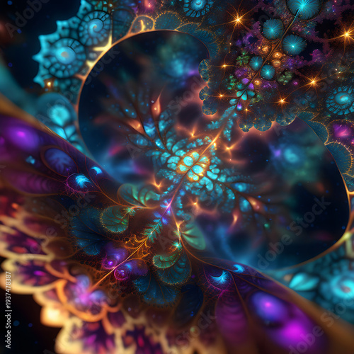 Cosmic Fractal Symphony
