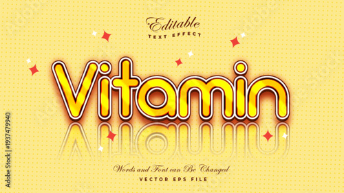 Vitamin Text Effect