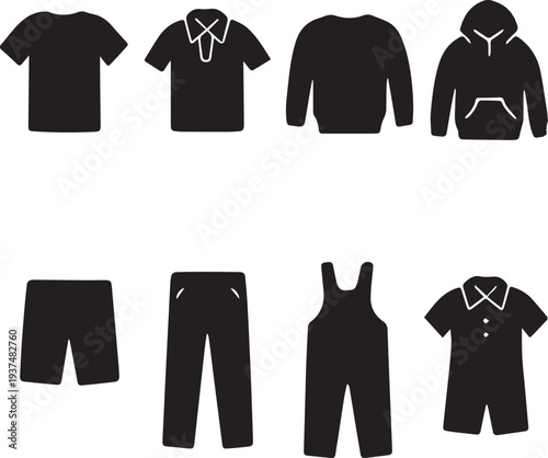 Transparent Boys Dress Silhouette EPS