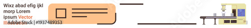 Automation, manufacturing process, industrial technology, robotics, workflow optimization, production line. a robotic arm operating alongside a conveyor belt. Automation and manufacturing process